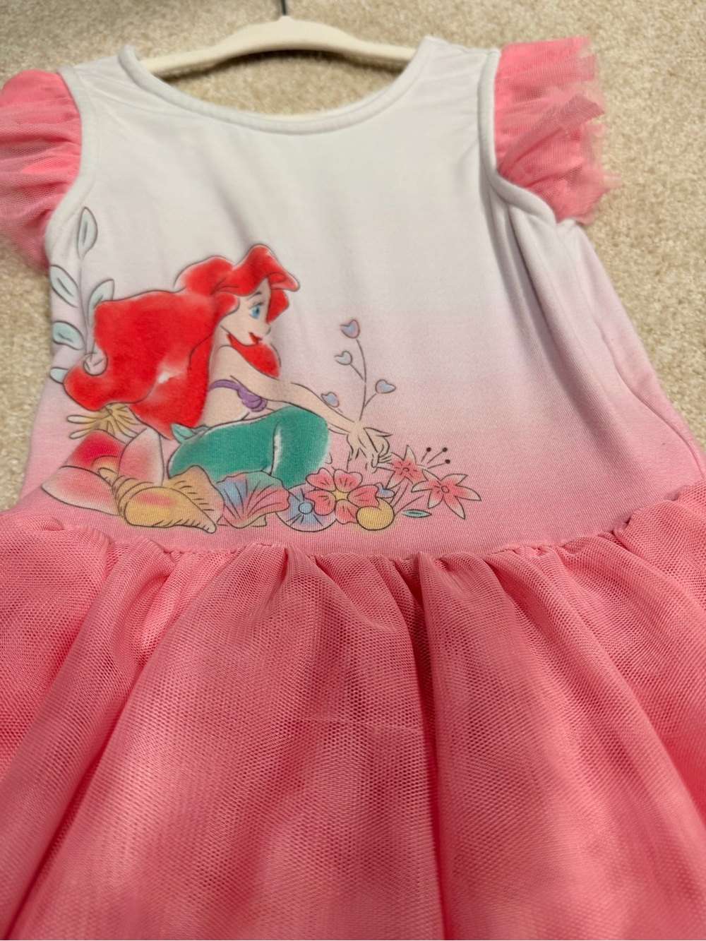 Little Sleepies Ariel Princess Mermaid Tulle Dress - Picture 3 of 3